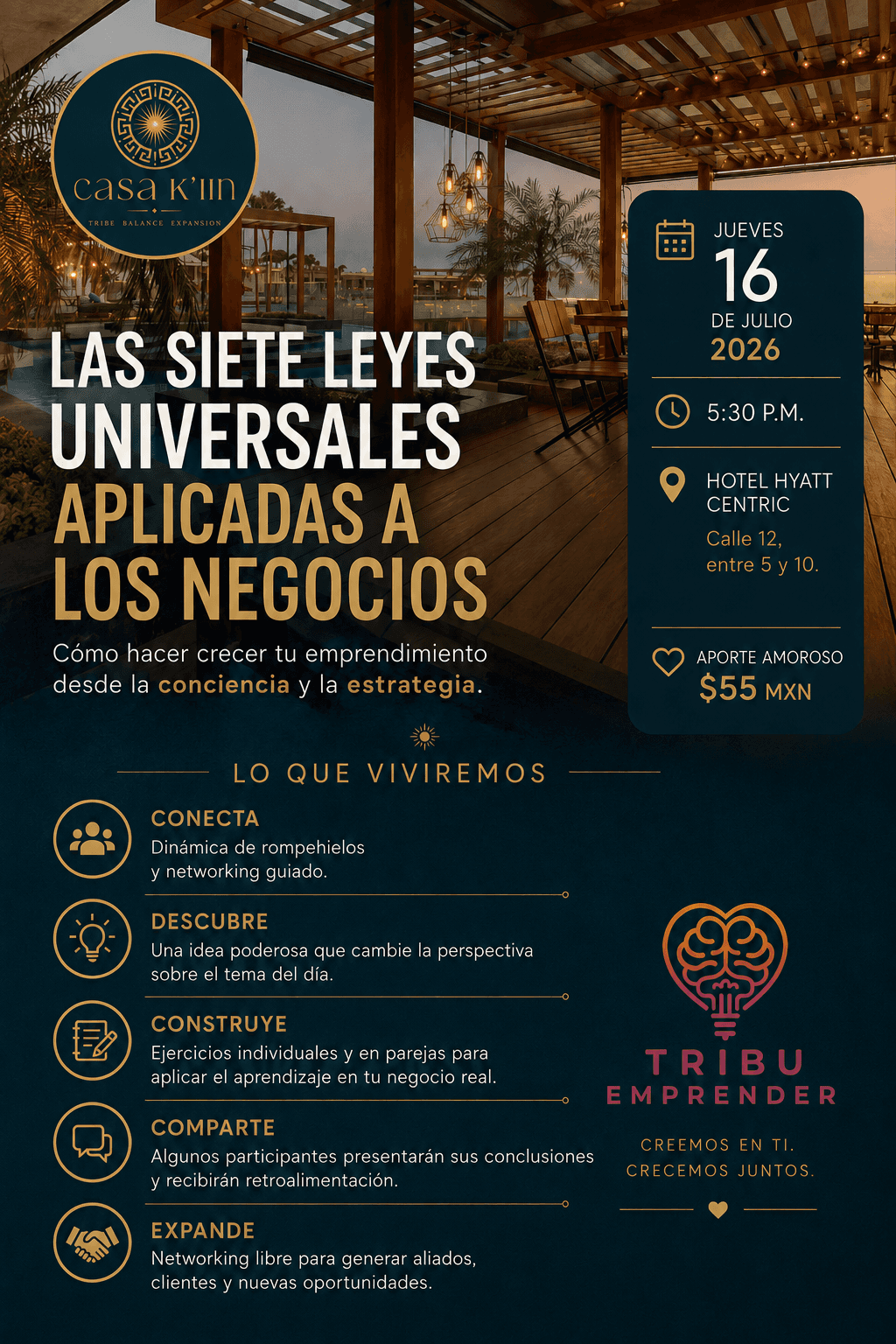 Flyer del evento